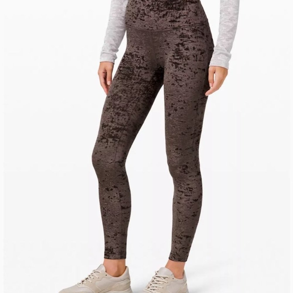 Lululemon Crushed Velvet Tights
